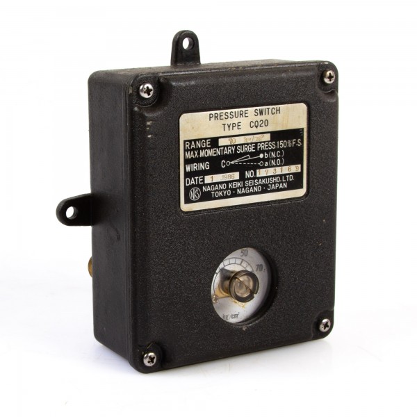 Pressure Switch Type CQ20 70 kg/cm² Anschluss Rückseite