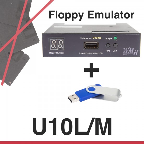 Floppy Emulator für Okuma U10L/M Steuerung - Upgrade Kit + USB Stick + Anleitung