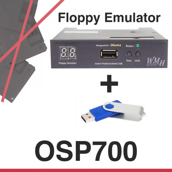 Floppy Emulator für Okuma OSP700 Steuerung - Upgrade Kit + USB Stick + Anleitung